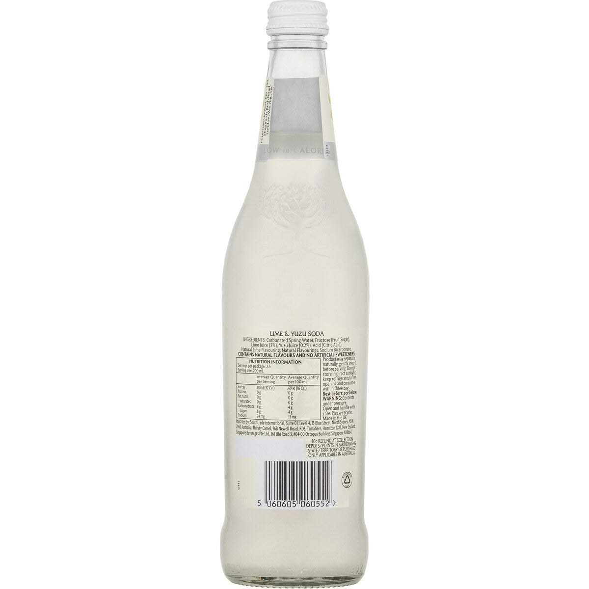 Fever-Tree Lime & Yuzu Soda 500mL