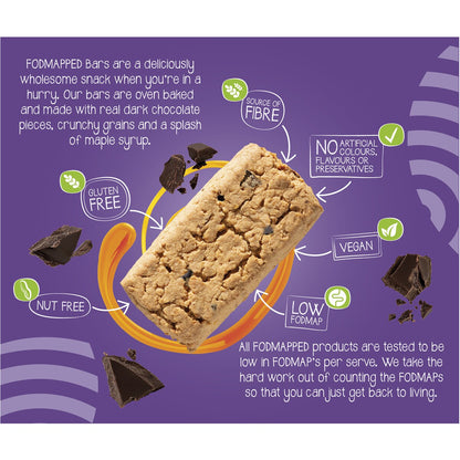 Fodmapped For You Oven Baked Chocolate Maple Bars 6 pack