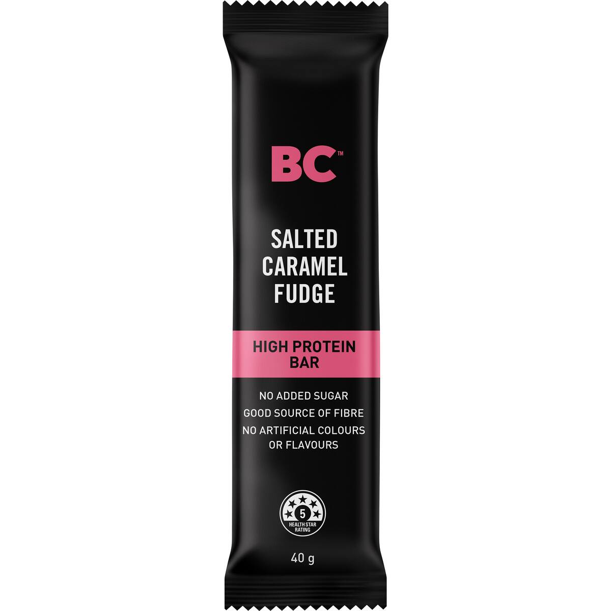 Bc Snacks Salted Caramel Fudge High Protein Bar 40g