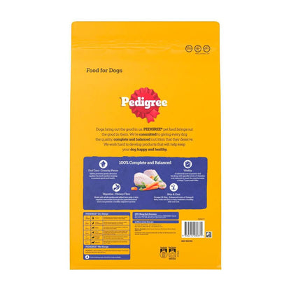 Pedigree Senior Dry Dog Food With Real Turkey - 3kg