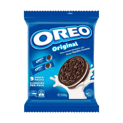 Oreo Original Grab & Go Cookies 9 Pack - 248g