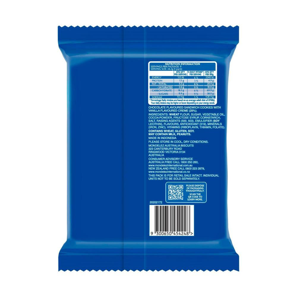 Oreo Original Grab & Go Cookies 9 Pack - 248g