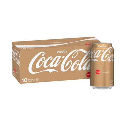 Coca-Cola Vanilla Soft Drink Multipack Cans 10x375ml