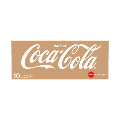 Coca-Cola Vanilla Soft Drink Multipack Cans 10x375ml