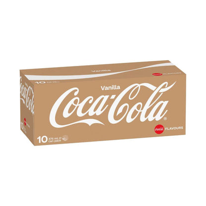 Coca-Cola Vanilla Soft Drink Multipack Cans 10x375ml