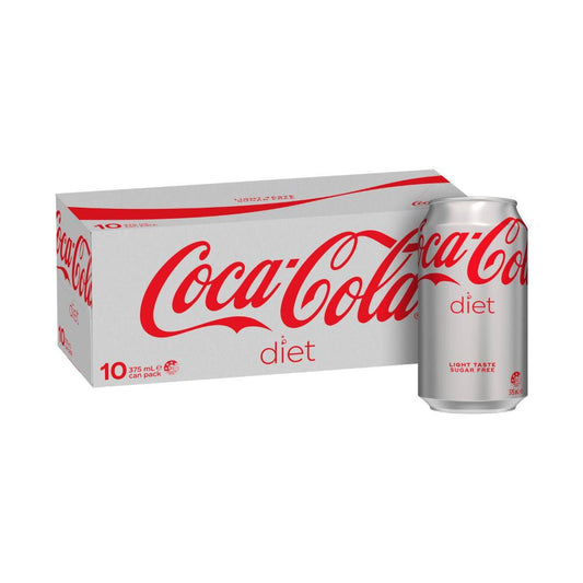 Coca-Cola Diet Soft Drink Multipack Cans 10x375ml