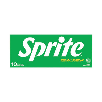 Sprite Lemonade Soft Drink 10x375ml - 10 pack