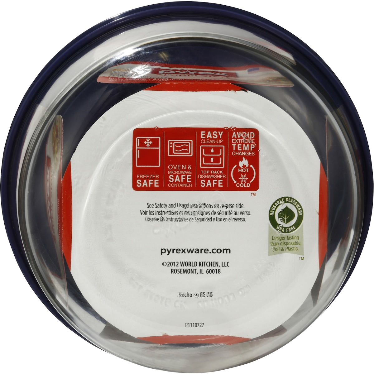 Pyrex Simply Store Round Storage Dish 946ml Each