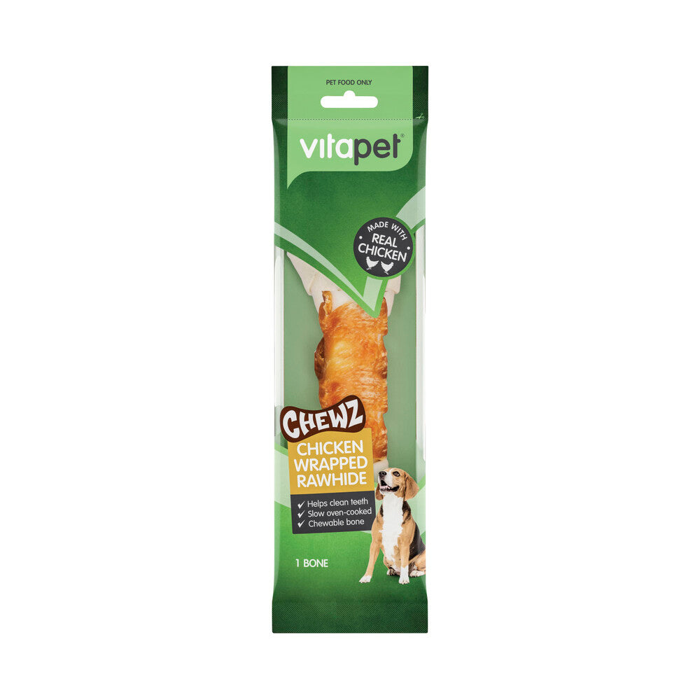 Vitapet Chicken Wrapped Rawhide Dog Chews - 1 pack