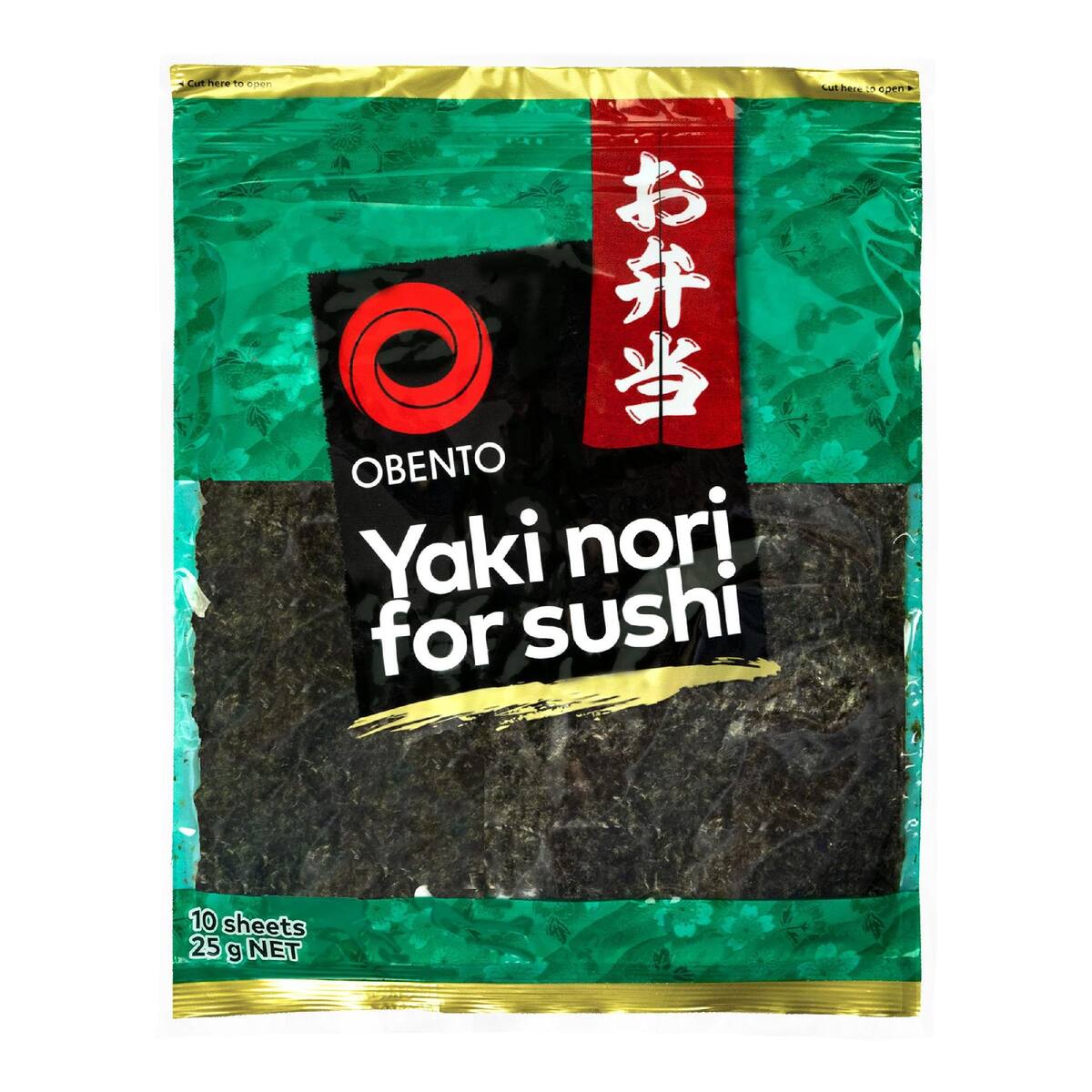 Obento Japanese Yaki Nori For Sushi 25g