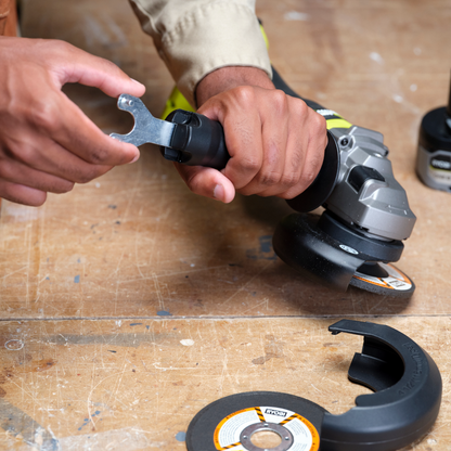 Ryobi HP Angle Grinder - 18V One+ - 125mm - 9000rpm - Tool Only