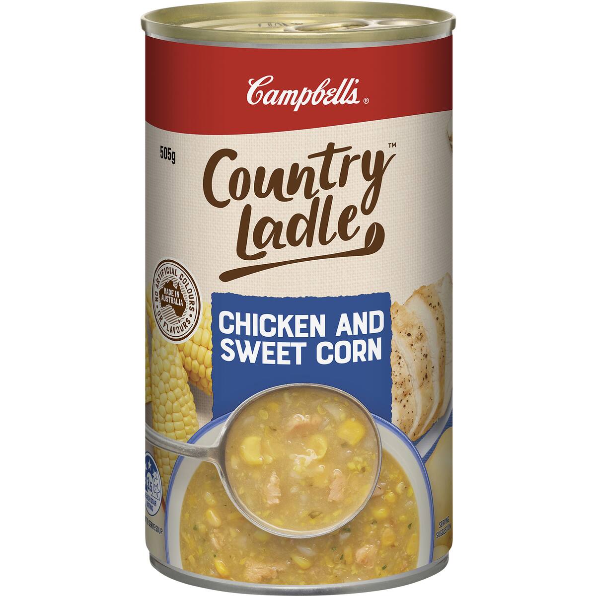Campbell's Country Ladle Soup Chicken & Sweet Corn 505g