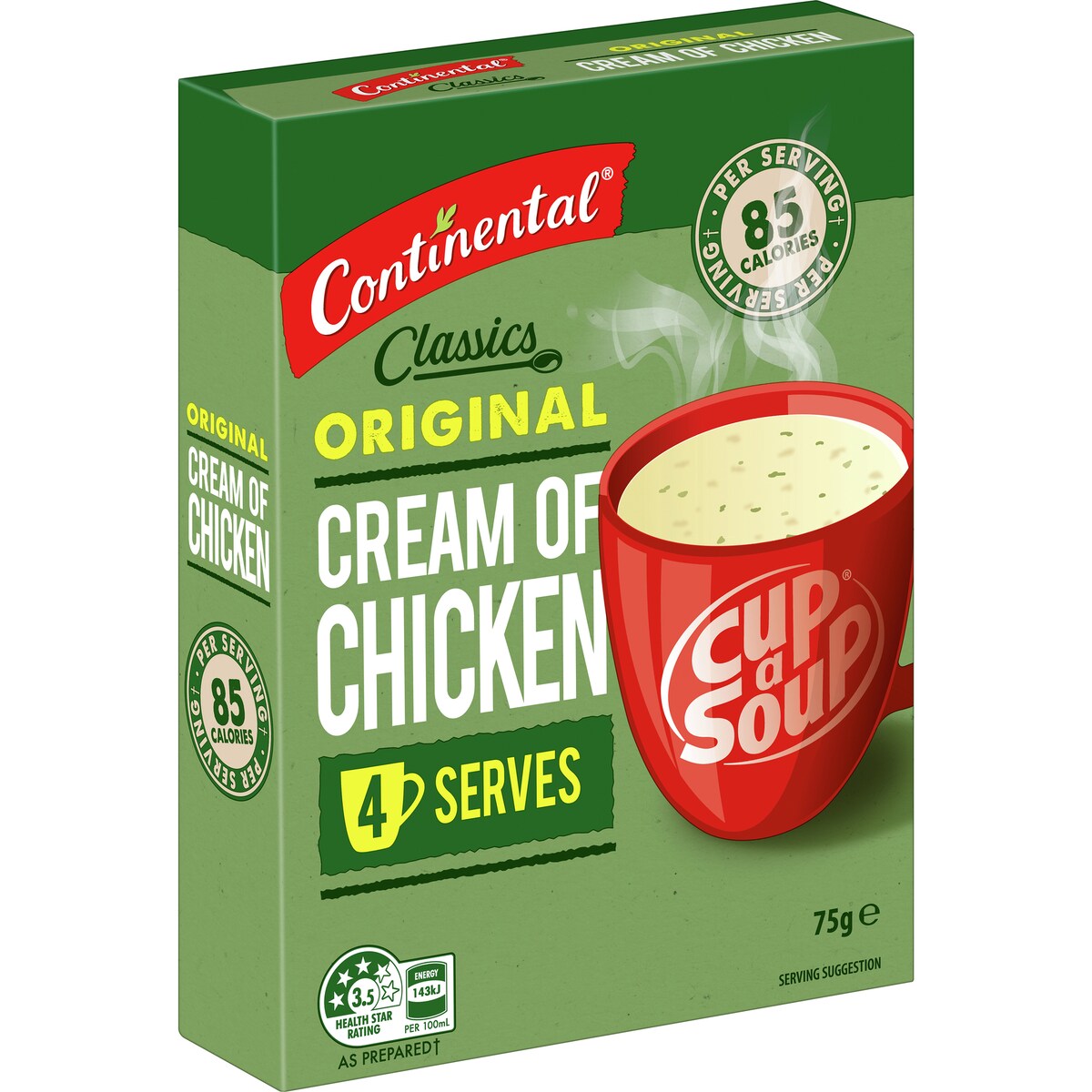 Continental Classics Cup A Soup Original Cream Of Chicken 75g