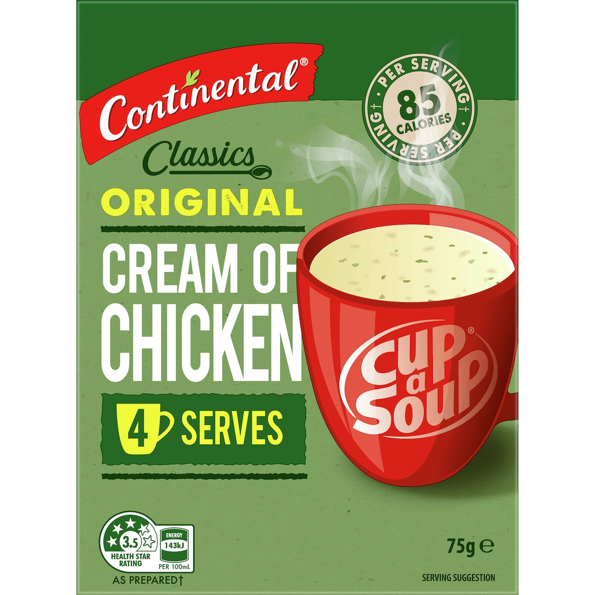Continental Classics Cup A Soup Original Cream Of Chicken 75g