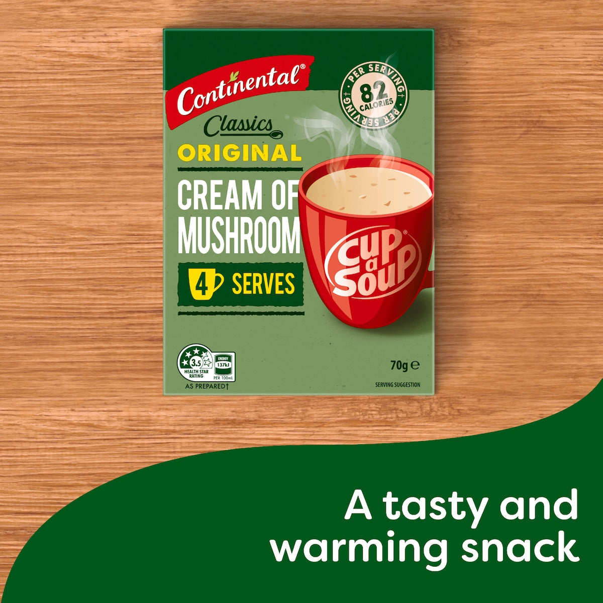 Continental Classics Cup A Soup Original Cream Of Mushroom 70g
