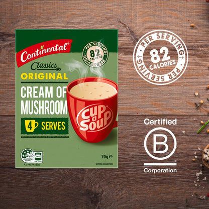 Continental Classics Cup A Soup Original Cream Of Mushroom 70g
