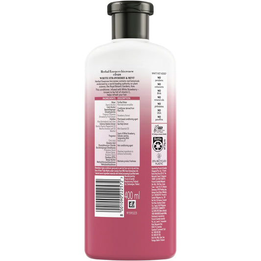 Herbal Essences Bio Renew White Strawberry & Mint Clean Conditioner 400mL