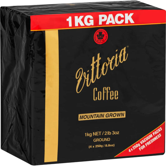 Vittoria Mountain Grown Ground Coffee 1kg