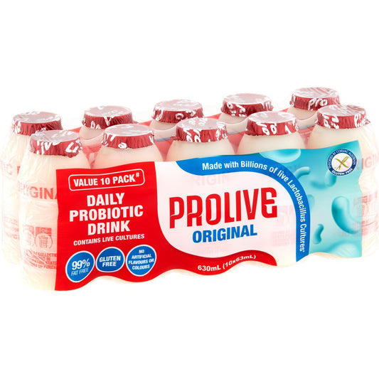 Pro Live Fermented Probiotic Drink Original 63mlx 10 Pack