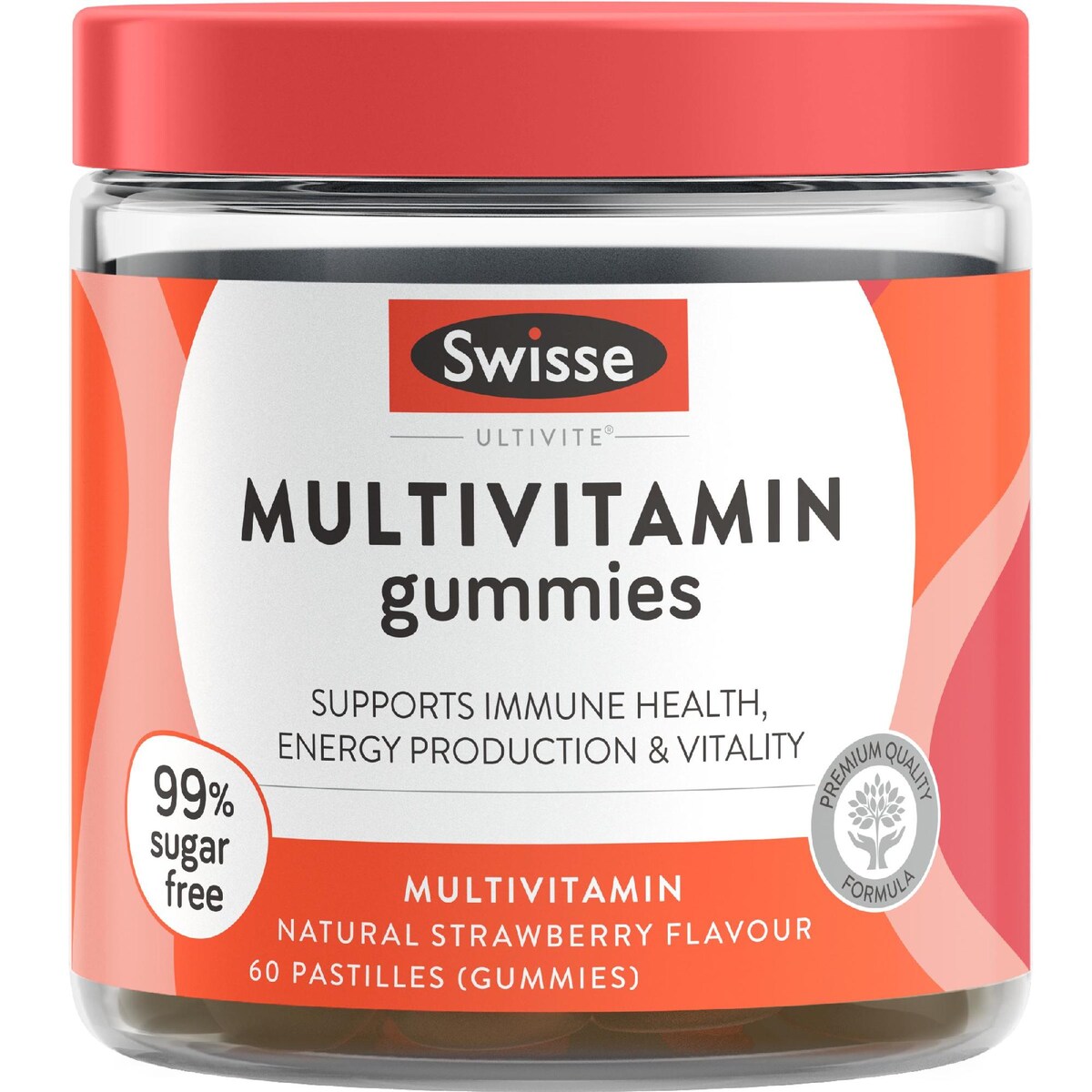 Swisse Ultivite Multivitamin Gummies For a Daily Blend Of Nutrients 60 Pack