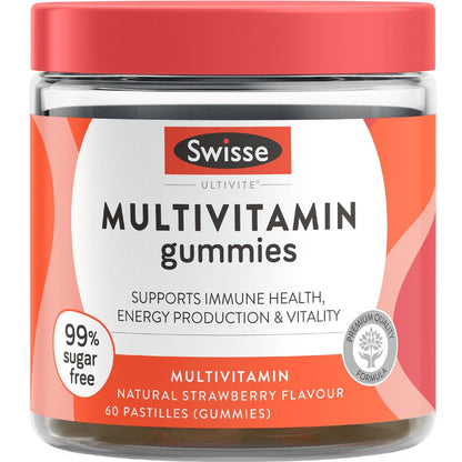 Swisse Ultivite Multivitamin Gummies For a Daily Blend Of Nutrients 60 Pack