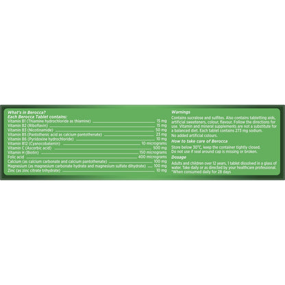 Berocca Vitamin B & C Orange Flavour Energy 15 pack