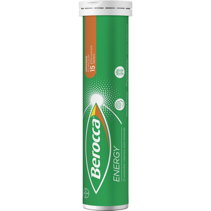 Berocca Vitamin B & C Orange Flavour Energy 15 pack