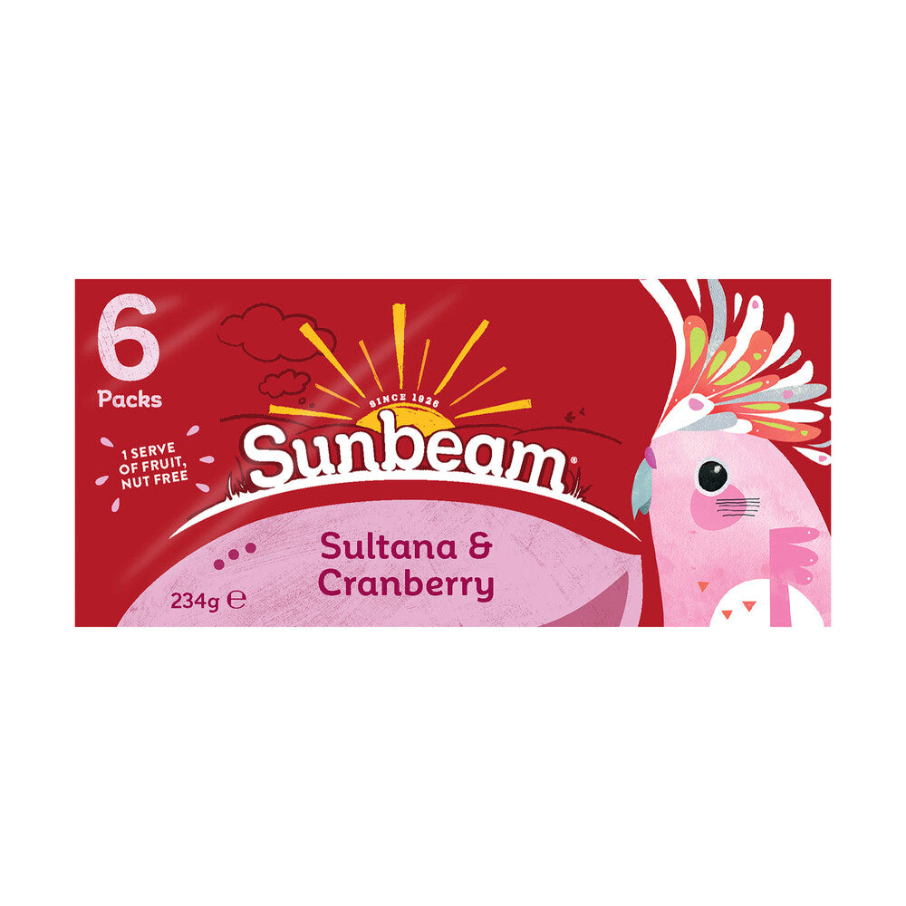 Sunbeam Sultana And Cranberry - 6 Pack