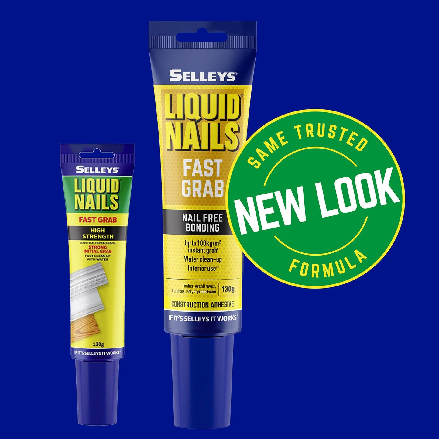 Selleys Liquid Nails Fast Grab Adhesive - 130g