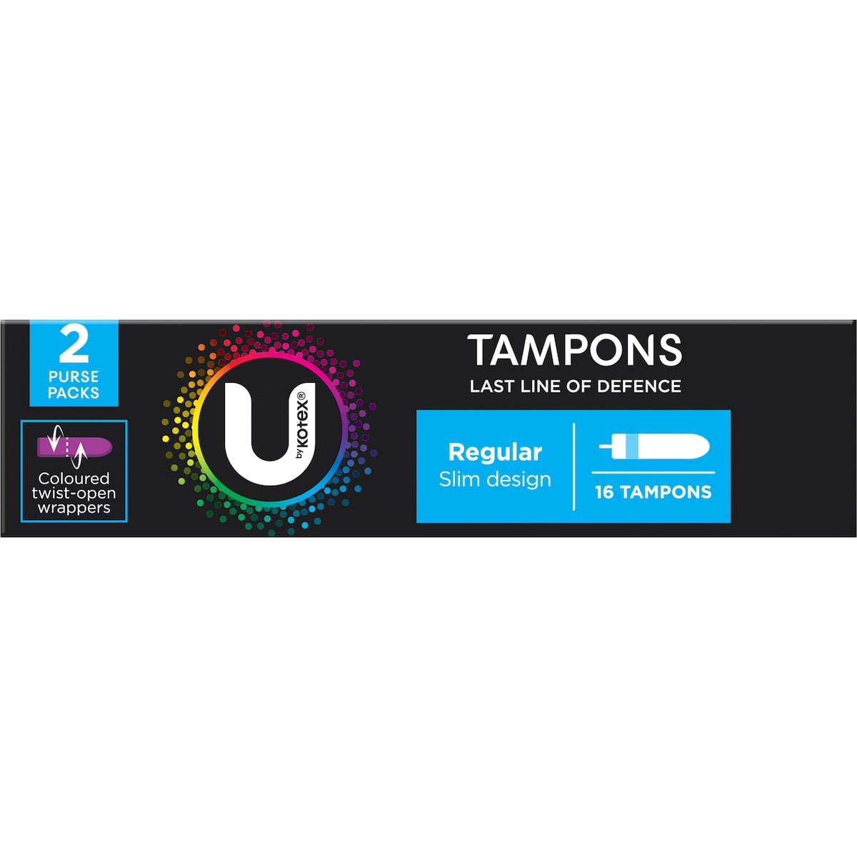 U By Kotex Tampons Regular 16 Pack
