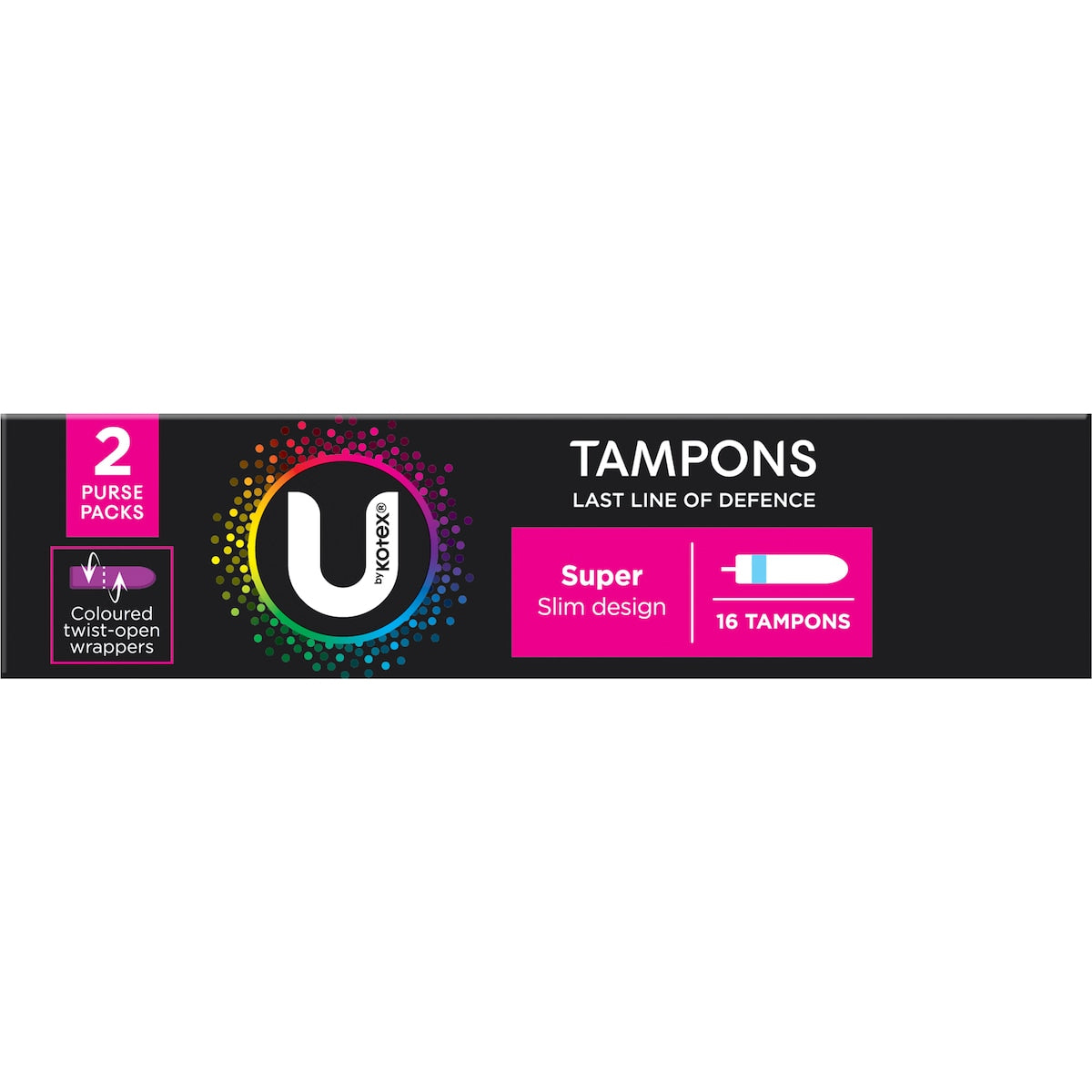 U By Kotex Tampons Super 16 Pack