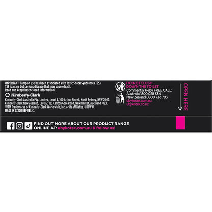 U By Kotex Tampons Super 16 Pack