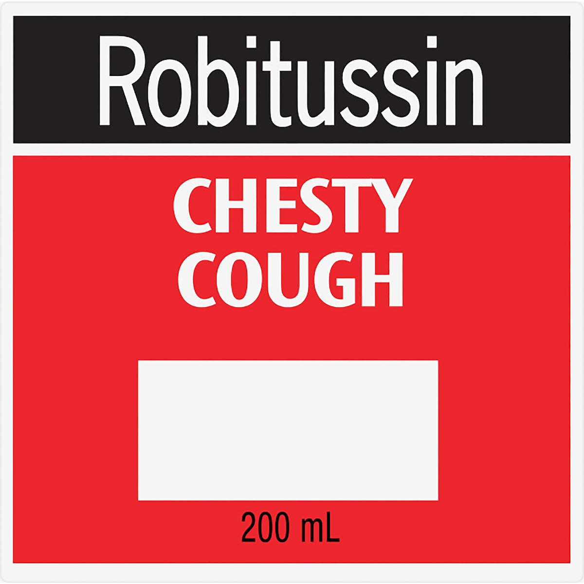 Robitussin Chesty Cough Oral Liquid For Chest Congestion Raspberry 200ml