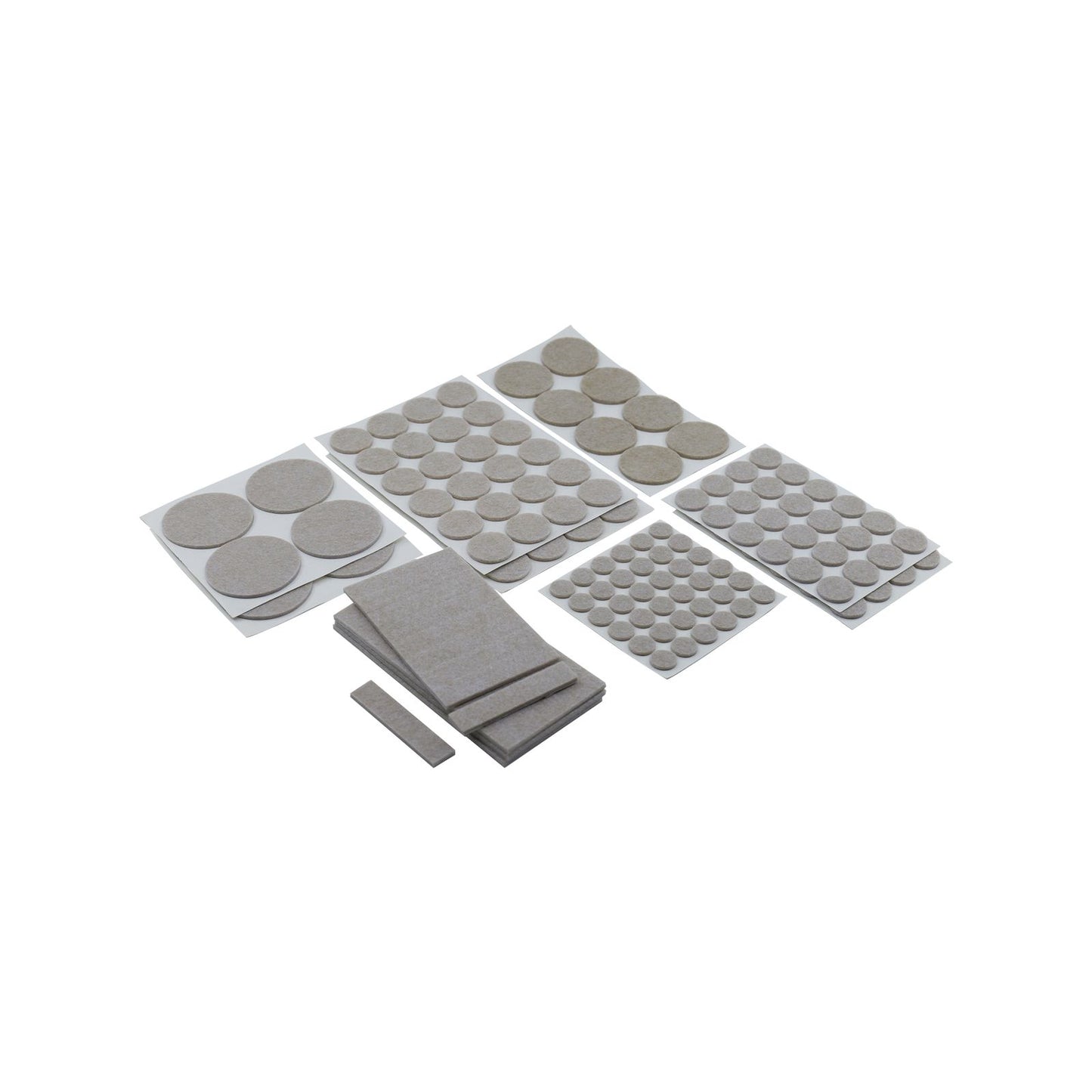 Syneco Assorted Felt Floor Protection - 188 Pads