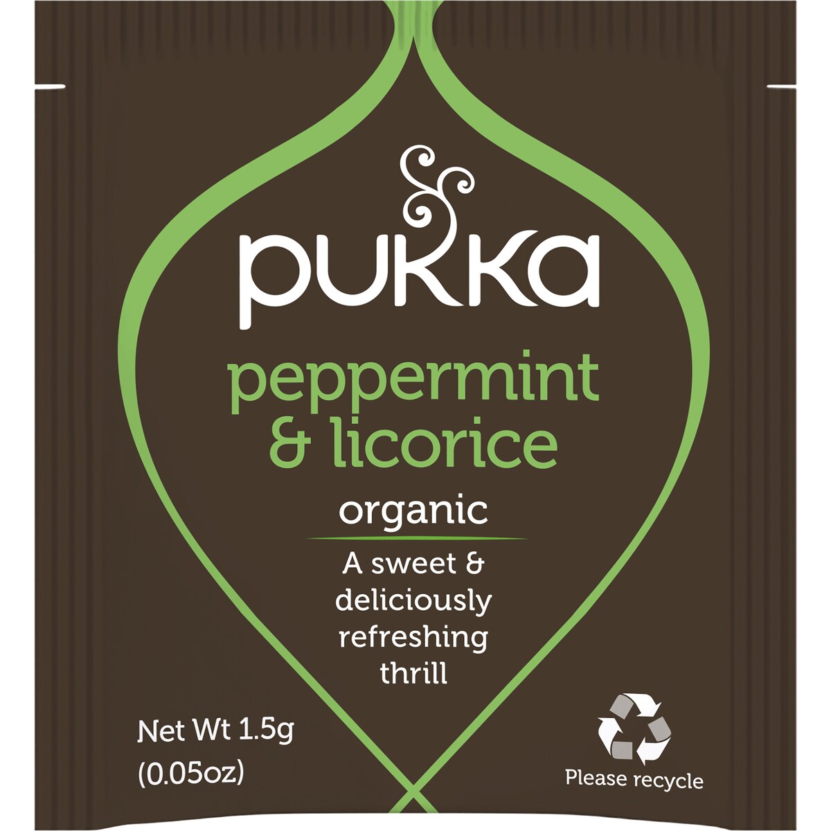 Pukka Peppermint & Licorice Organic Herbal Tea Sachets 20 pack