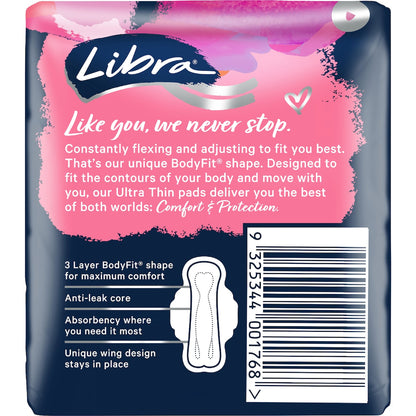 Libra Ultra Thins Pads Wings Super 12 Pack