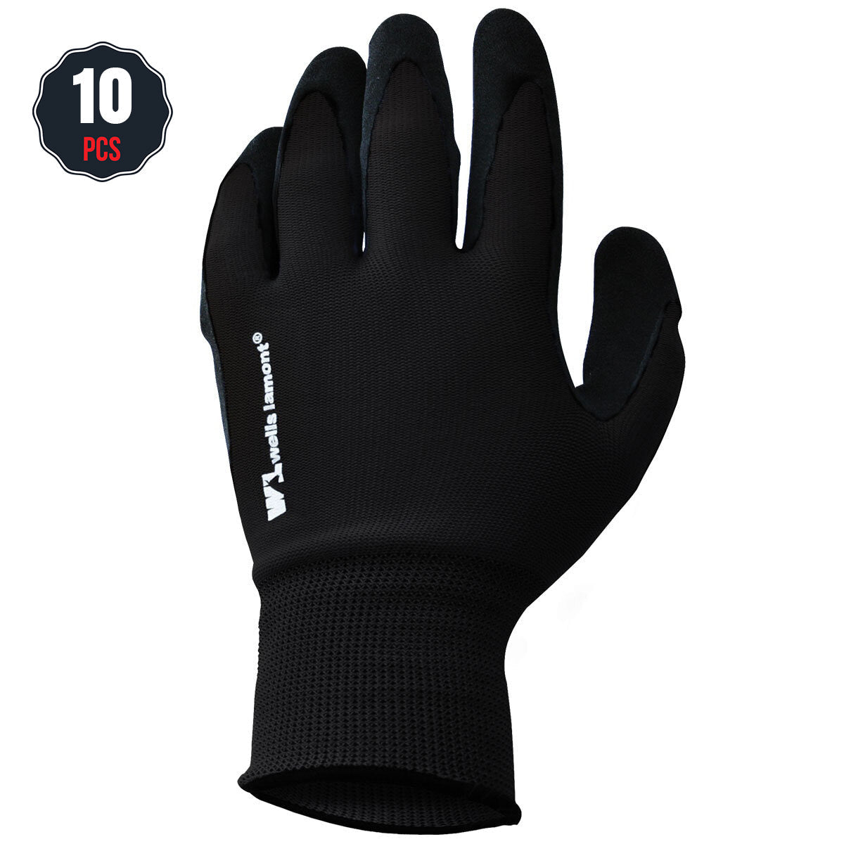 Foam Latex Dipped Work Gloves 10 Pack Medium
