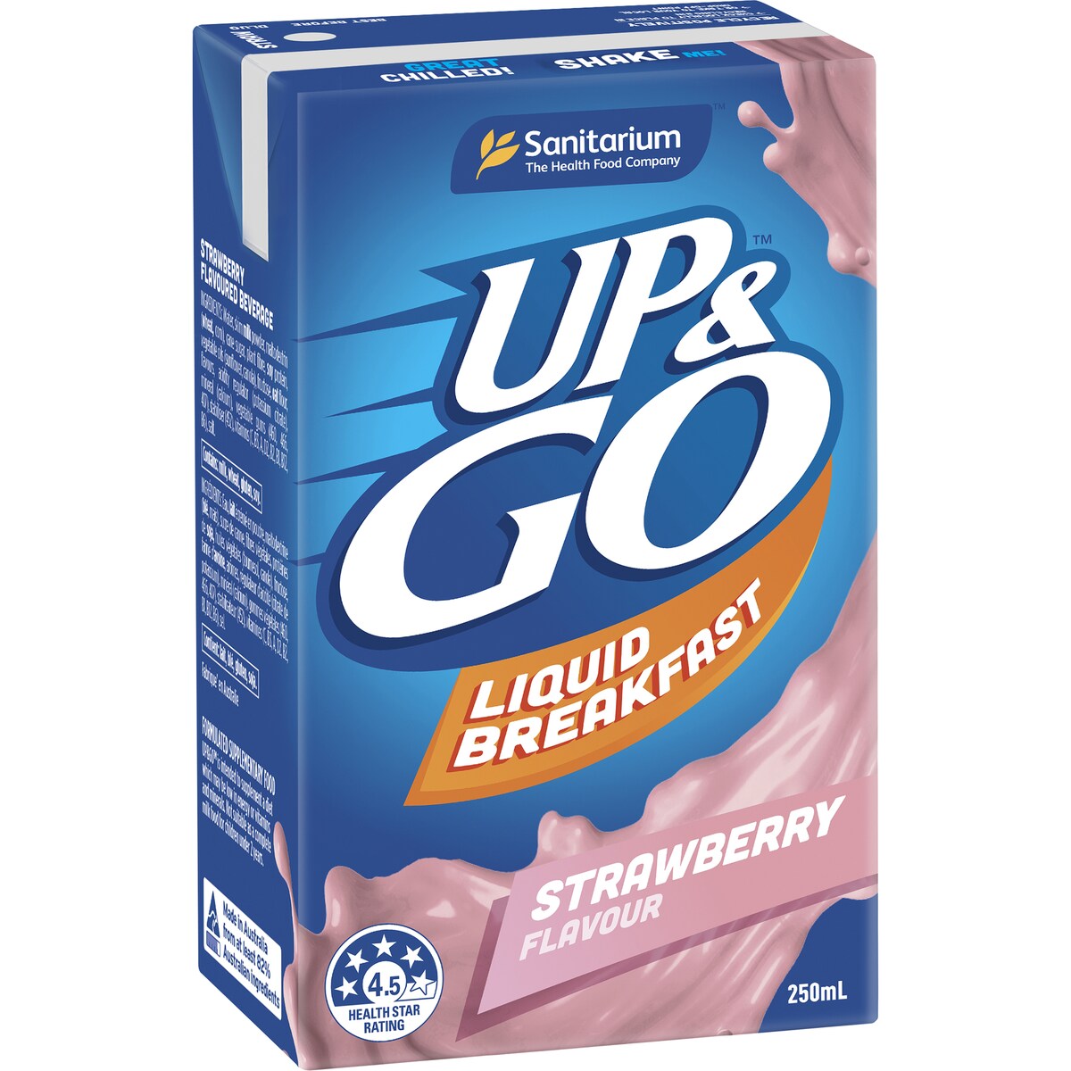 Sanitarium Up&Go Liquid Breakfast Strawberry 6 Pack