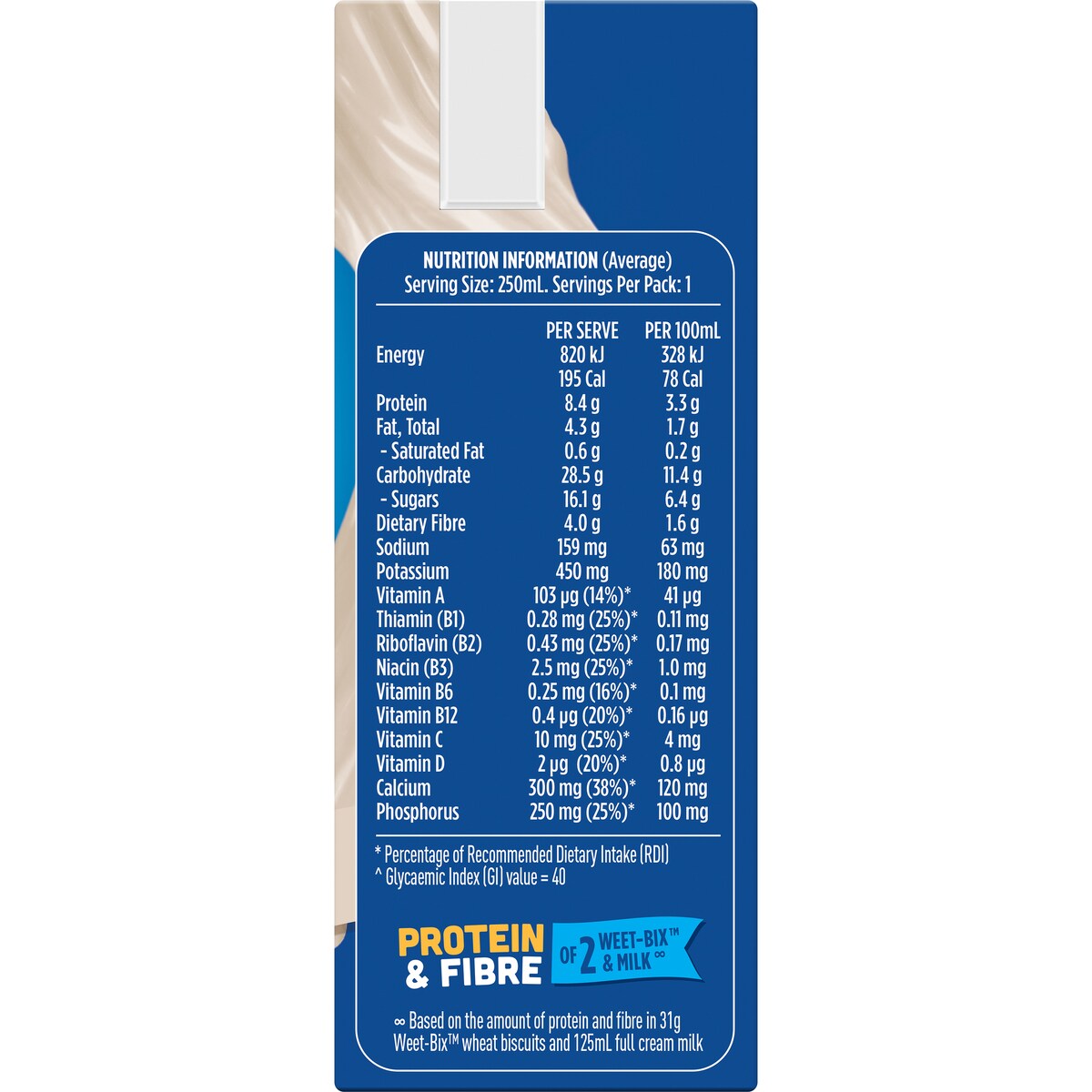 Sanitarium Up&Go Liquid Breakfast Vanilla Ice 3 Pack