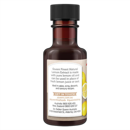 Queen Finest Lemon Natural Extract Intense Flavour 50mL