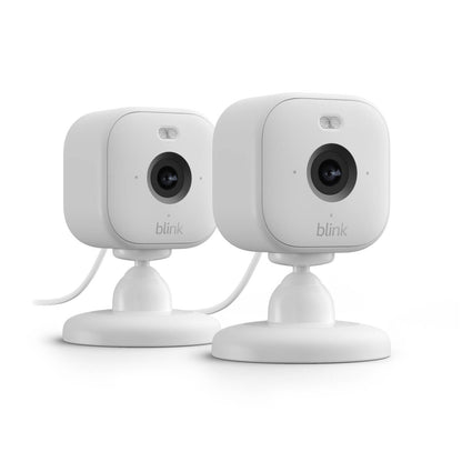 Blink Mini 2 Smart Security Camera - 2 Pack - White