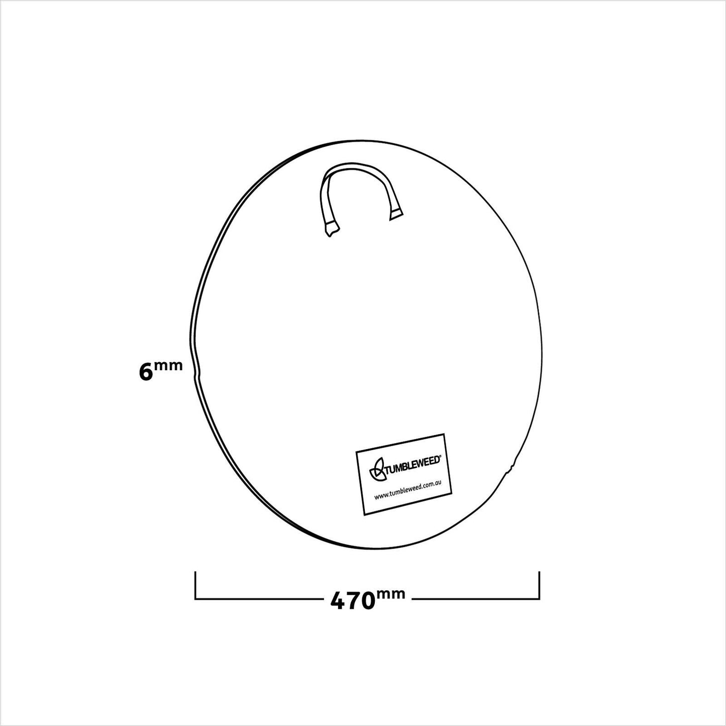 Tumbleweed Round Worm Blanket - 470mm