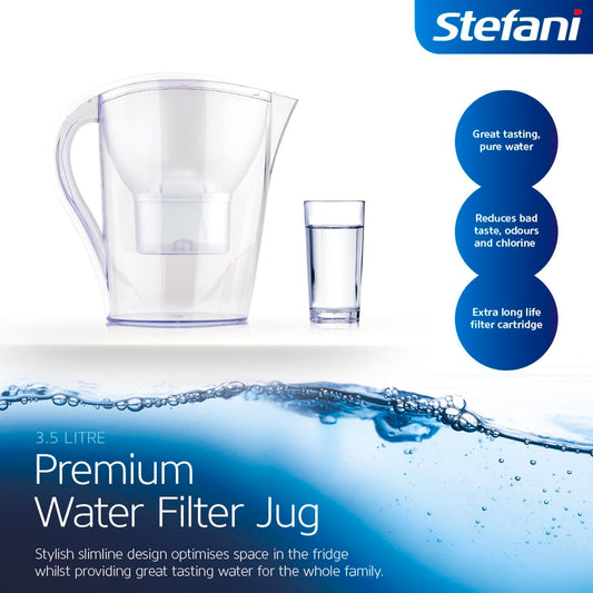 Stefani Water Filter Jug - 3.5L