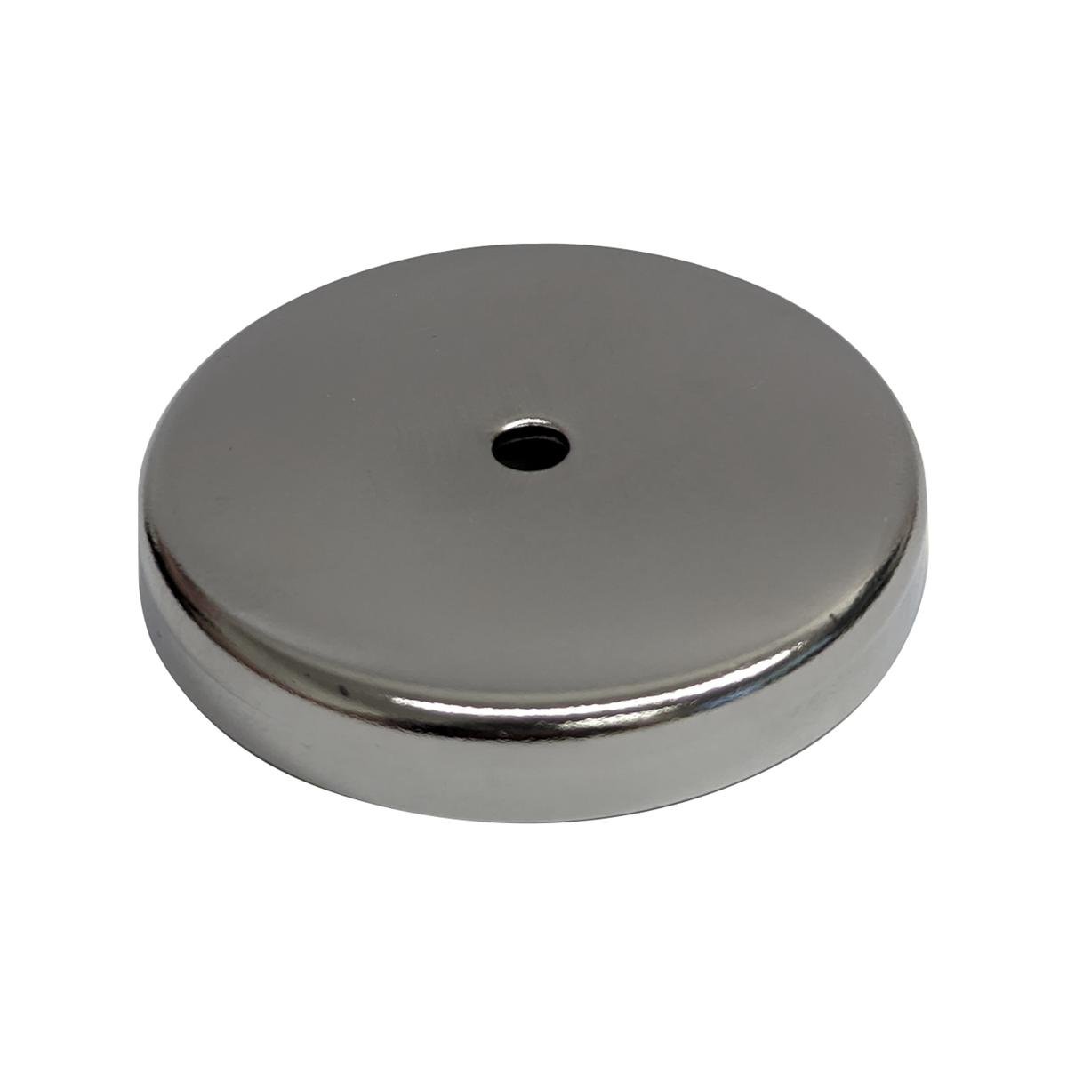 Everhang 50mm Chrome Round Base Magnet Ferrite Durable Low Profile