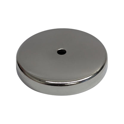 Everhang 50mm Chrome Round Base Magnet Ferrite Durable Low Profile