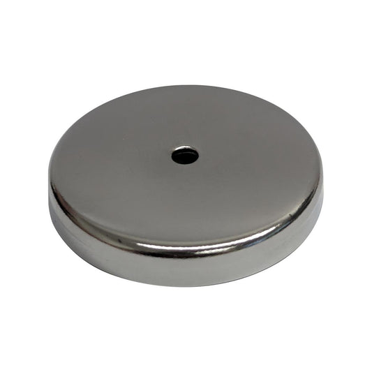 Everhang 50mm Chrome Round Base Magnet Ferrite Durable Low Profile
