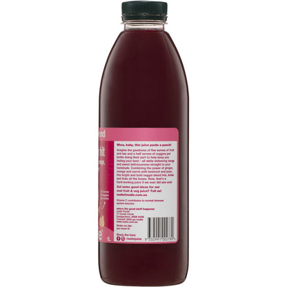 Nudie Immunity Hit Beetroot Carrot Orange Pear & Ginger 1l