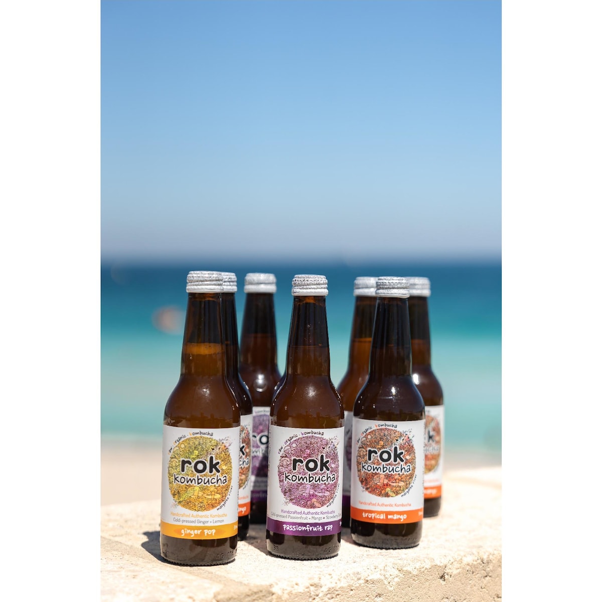Rok Kombucha Ginger Pop 330ml
