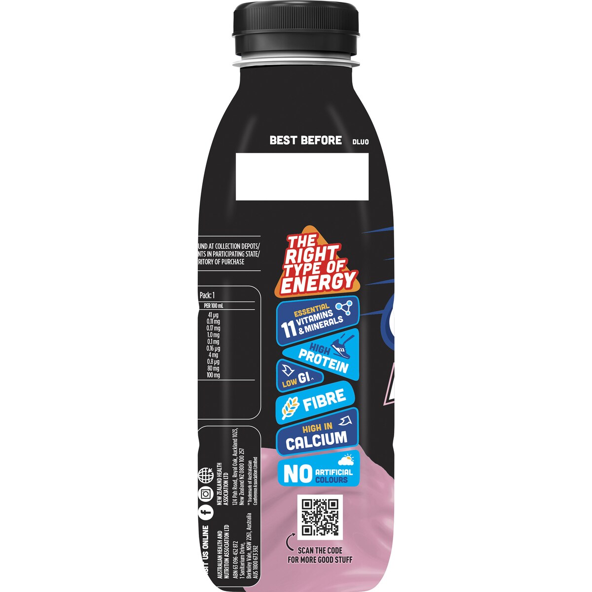 Up&go Protein Energize Strawberry Flavour Drink 500ml