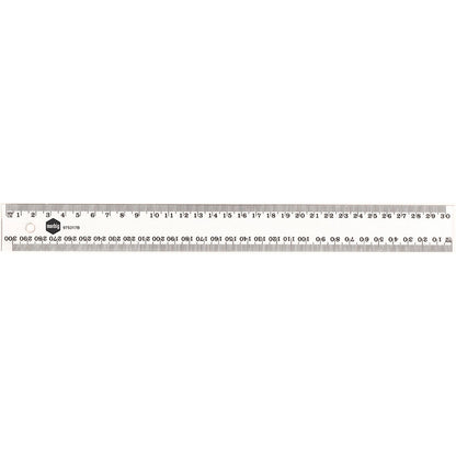 Marbig Clear Plastic Ruler 30cm Each